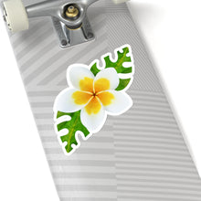 Load image into Gallery viewer, White Frangipani Kiss-Cut Sticker
