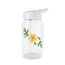 Load image into Gallery viewer, White Frangipani Biodegradable Tritan Water Bottle (16.9oz/25oz)
