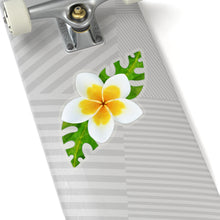 Load image into Gallery viewer, White Frangipani Kiss-Cut Sticker
