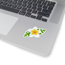 Load image into Gallery viewer, White Frangipani Kiss-Cut Sticker
