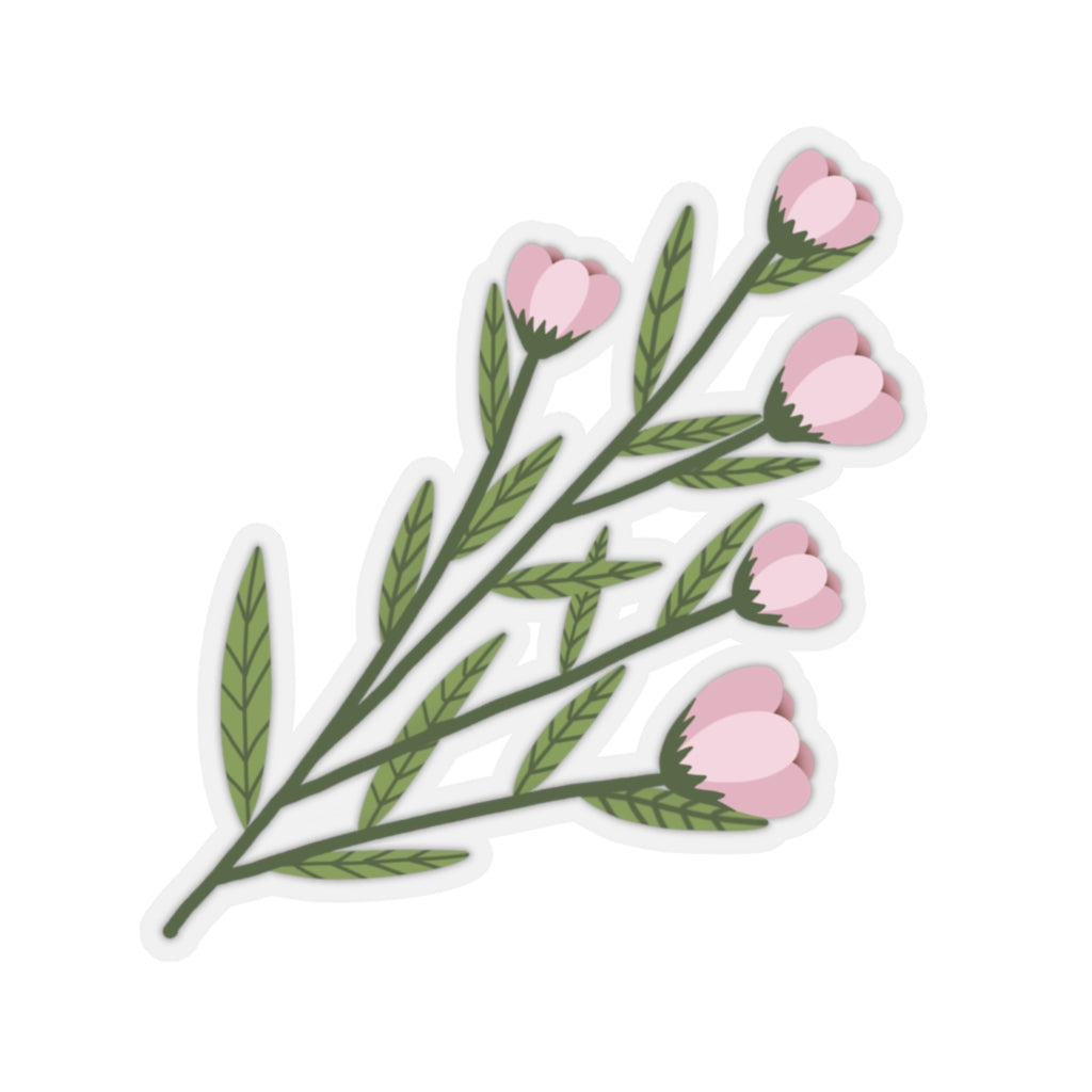 Pinky Bloom Buds Kiss-Cut Stickers