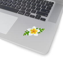 Load image into Gallery viewer, White Frangipani Kiss-Cut Sticker
