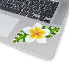 Load image into Gallery viewer, White Frangipani Kiss-Cut Sticker
