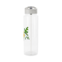 Load image into Gallery viewer, White Frangipani Biodegradable Tritan Water Bottle (16.9oz/25oz)
