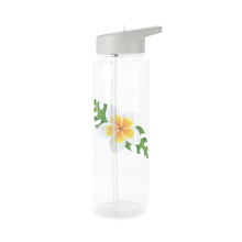 Load image into Gallery viewer, White Frangipani Biodegradable Tritan Water Bottle (16.9oz/25oz)
